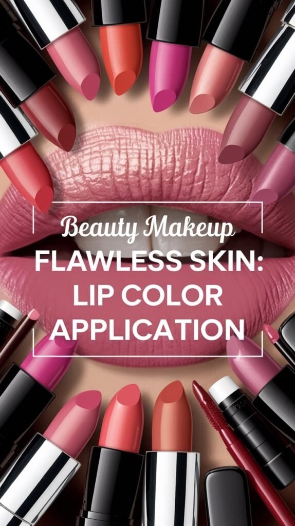 lip color application