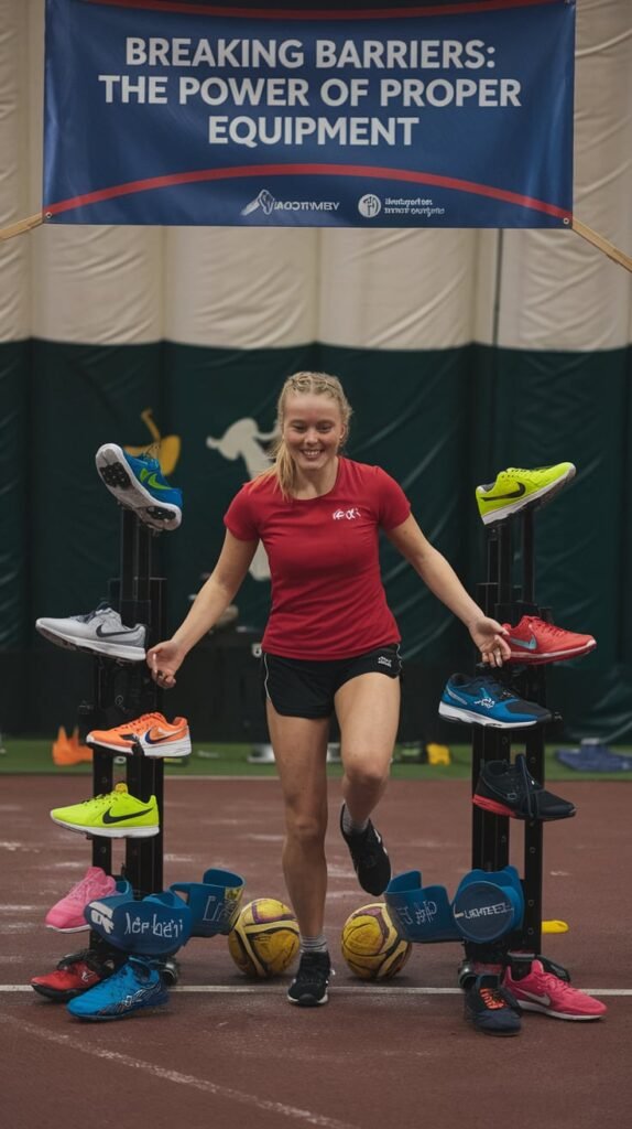 female athlete break barriers