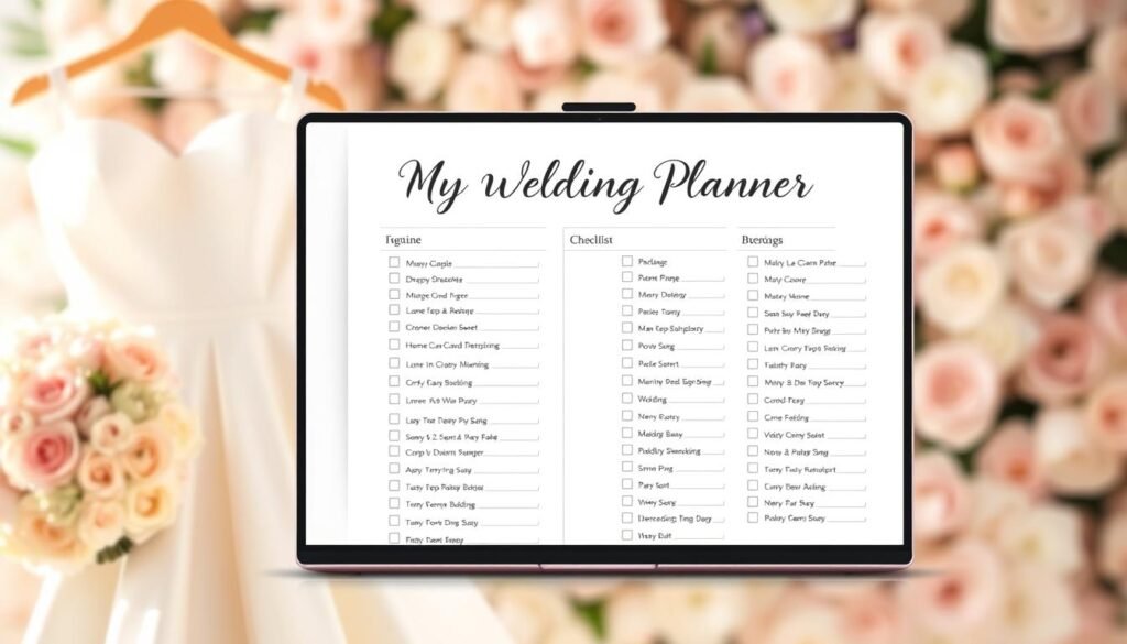 digital wedding planner printable