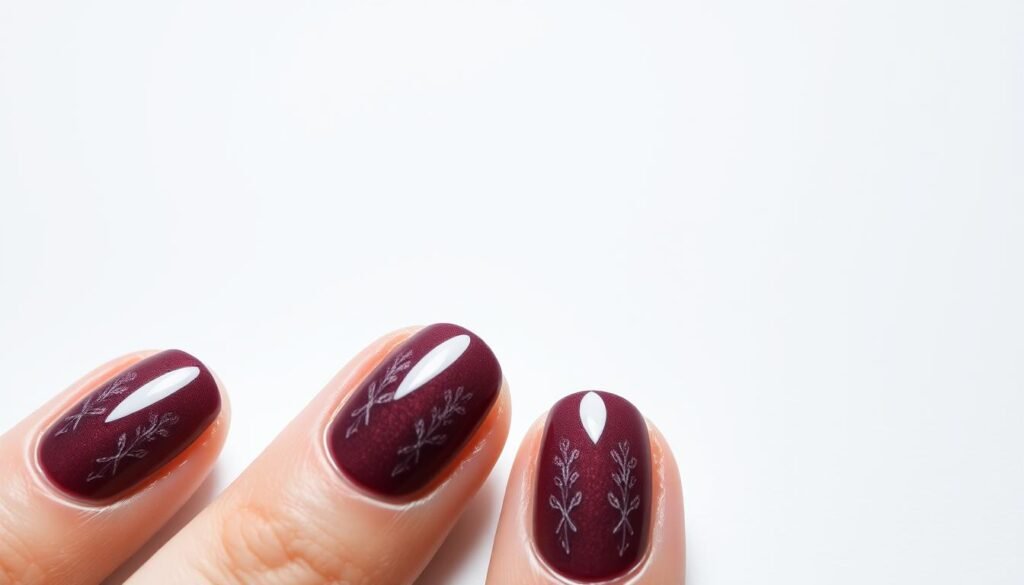 velvet nails design